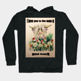 I love you Cow Hoodie